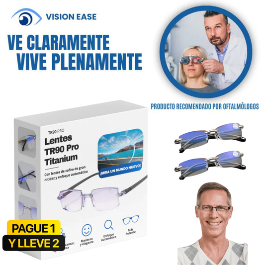 LENTES INTELIGENTES TR90 TITANIUM PRO MULTIFOCALES-FOTOCROMÁTICOS – PAGUE 1 Y LLEVE 2 !