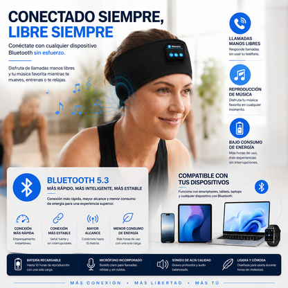 SleepZen Band - Ideal para Dormir, Viajar y Meditar