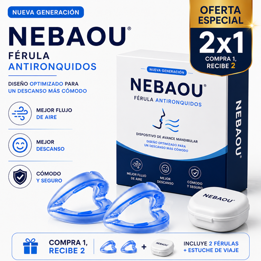 Anti-Ronquidos Premium Nebaou® 2x1